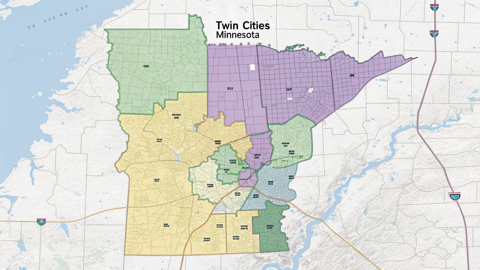 Twin Cities mobile automotive locksmith service area map